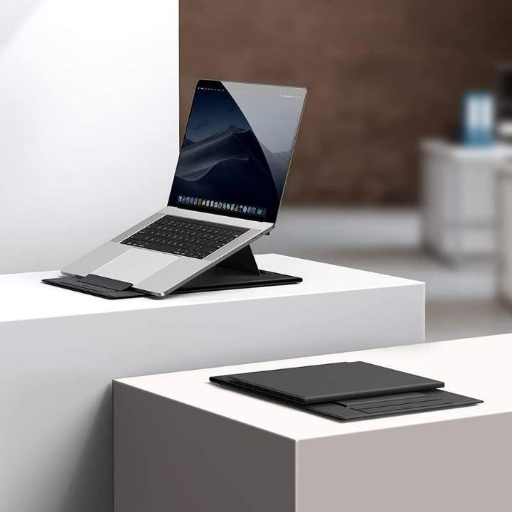 BASEUS Ultra High Folding Laptop Stand Black ? Ergonomic, Foldable, Durable