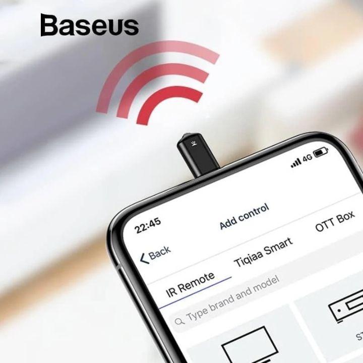 BASEUS IR Remote Controller for iPhone 8 Pin | Smart Infrared Remote Control Adapter