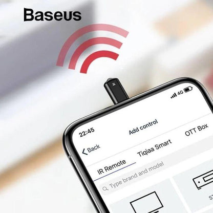 BASEUS IR Remote Controller for iPhone 8 Pin | Smart Infrared Remote Control Adapter