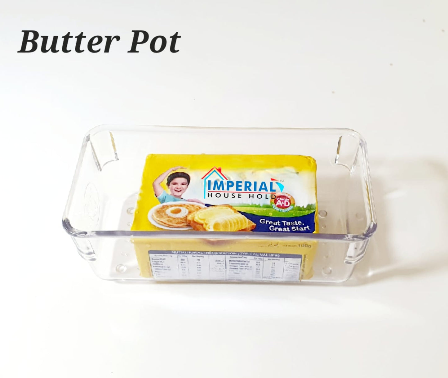 2 PCS BUTTER POT DISH SET