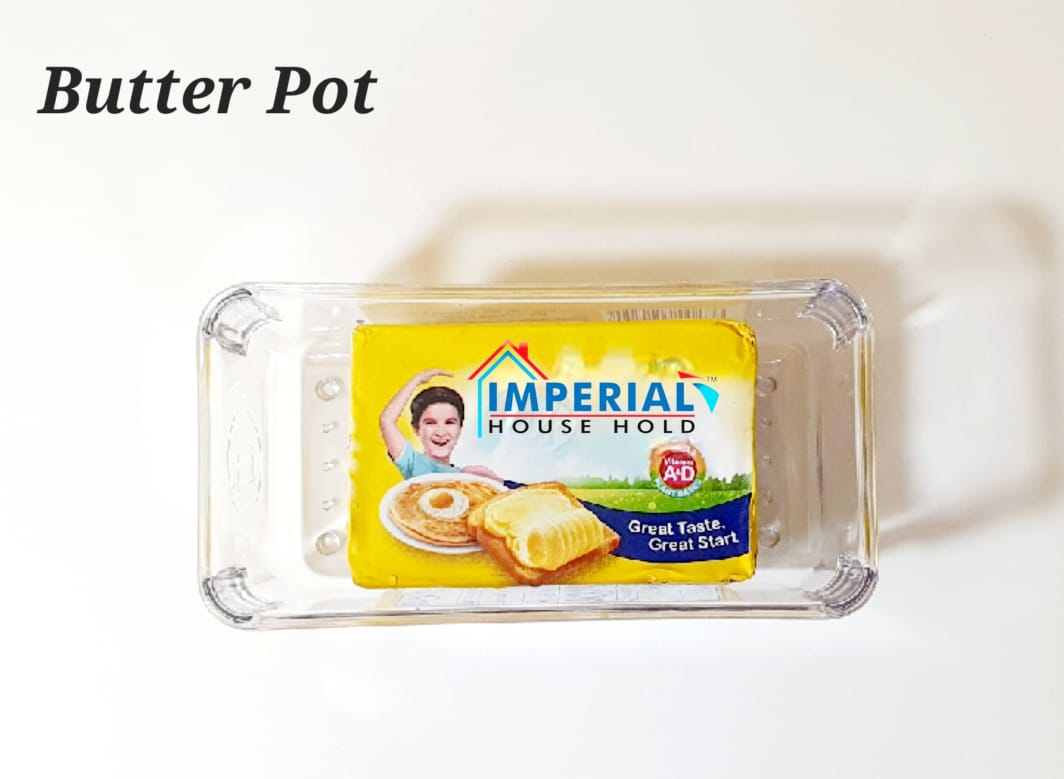 2 PCS BUTTER POT DISH SET