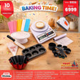 Premium 10?Piece Baking Tools Set ? Complete Kitchen Essentials for Home Bakers