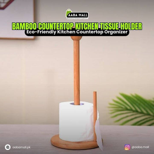 Bamboo Countertop Kitchen Utensil Holder – Eco-Friendly Organizer