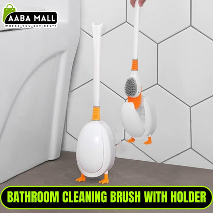 Bathroom Cleaning Duck Shape Toilet Brush, Bathroom Cleaning Brush With Holder