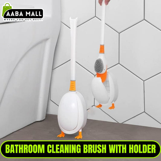 Bathroom Cleaning Duck Shape Toilet Brush, Bathroom Cleaning Brush With Holder