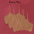 Skin Color Betties Half Body Camisole for Women/Girls | Comfortable Innerwear | Free Size Half Shameez Slip