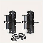 2 Pcs Heavy Duty Multifunctional Self-Closing Door Hinge Spring ? Automatic Door Closer for Doors, Drawers & Windows (2 Pcs)