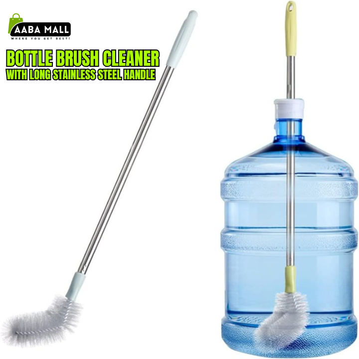 bottle brush, water bottle brush, baby bottle cleaner, long handle brush, stainless steel bottle brush, kitchen cleaning brush, bottle cleaning tool, glassware cleaner