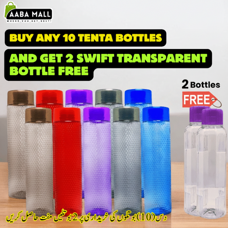 Buy 10 Tenta Bottles & Get 2 Swift Transparent Bottles Free ? Limited Offer