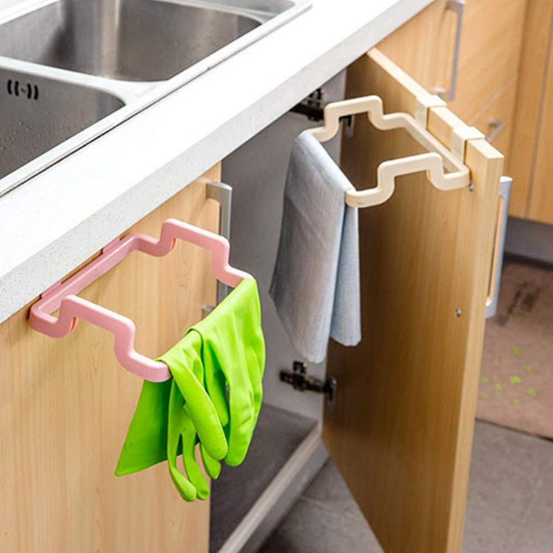 Kitchen Trash Cloth Hanger Reasonable Plastic Garbage Bag Rack Portable Hanging Trash Can Waste Bin Garbage Bag Holder Gadgets - AABA MALL