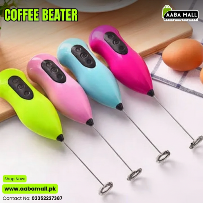 Portable coffee foam maker for latte and cappuccino