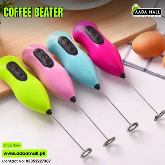 Portable coffee foam maker for latte and cappuccino