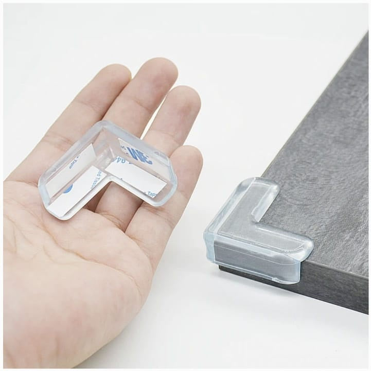 4 Pcs Table Corner Edge Protector Silicone Covers - Furniture Edge Table Corner Protection- - AABA MALL