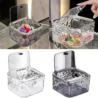 Plastic hair accessory organizer box