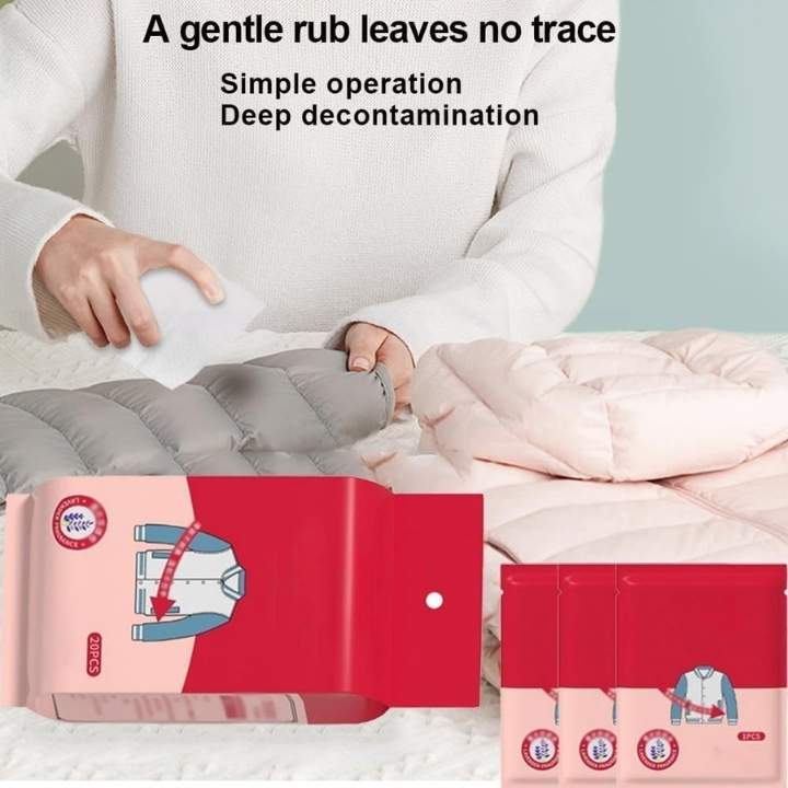 Person using a cleaning product on a quilt with a red box labeled 'Super' in the foreground.