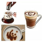 Coffee And Cake Food Decorating Stencil - White- Pack Of 16 - AABA MALL