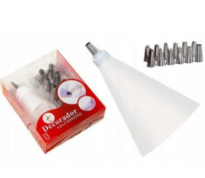 Decoration Nozzels with Reusable Icing Bag