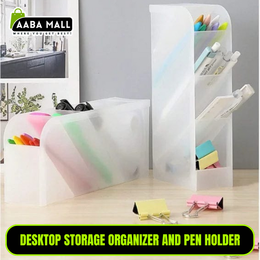 Desk Organizer | Pen & Pencil Holder Cup | Office, School & Home Supplies Storage Organizer