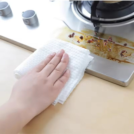 Disposable Double-Use Cleaning Cloths | Kitchen Paper Towels for Efficient Cleaning - AABA MALL