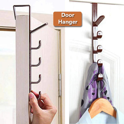 5-level Door Hook, Over the Door Hanger, Wall Door Hook Hanger Living Room & Kitchen Vintage Hook