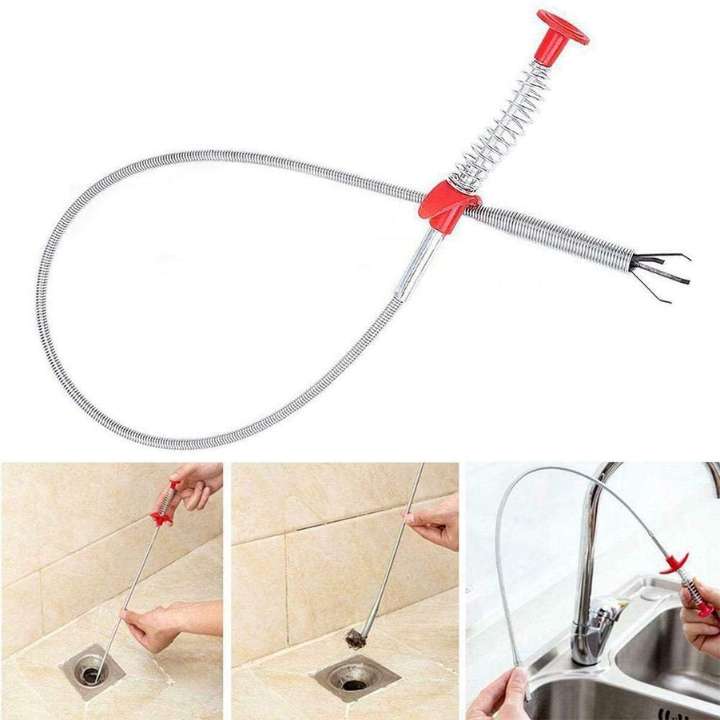 Drain Clog Remover Multifunctional Cleaning Claw | Sink Drain Hair Remover Tool | Kitchen, Bathroom & Toilet Drain Cleaning Tool