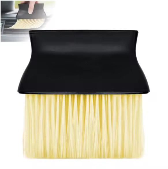 Dual-Head Car Interior Cleaning Brush – Soft & Hard Bristles | Car Detailing Tool