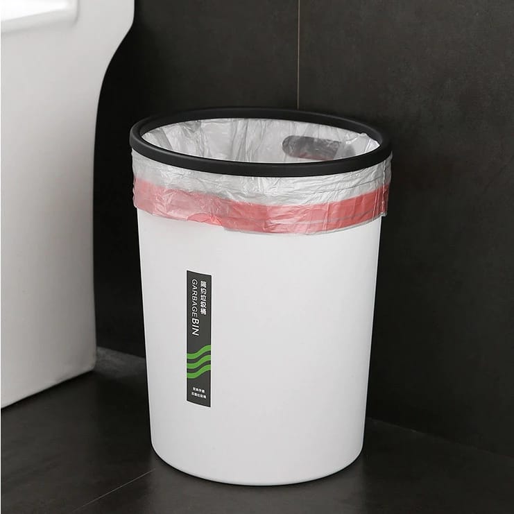 Kitchen waste container with wide mouth design