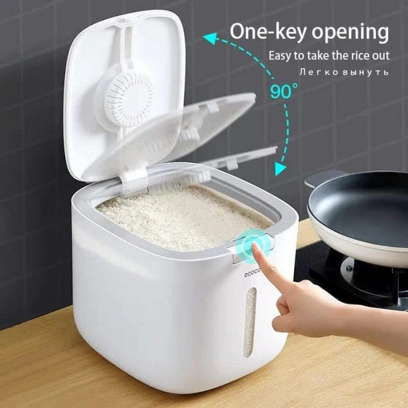 ECOCO 10kg rice storage box kitchen