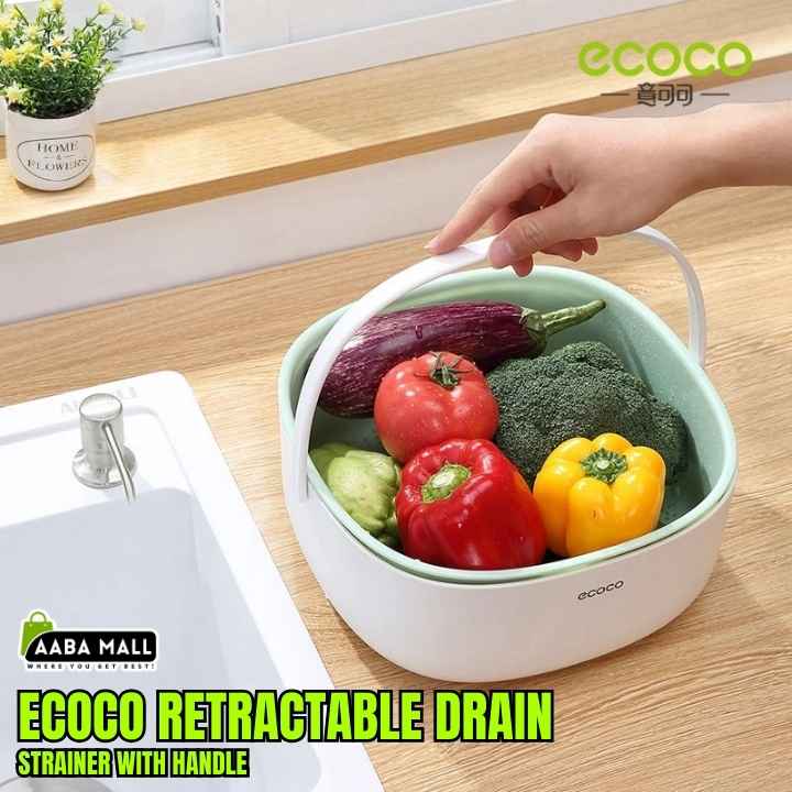 ECOCO retractable drain strainer basket