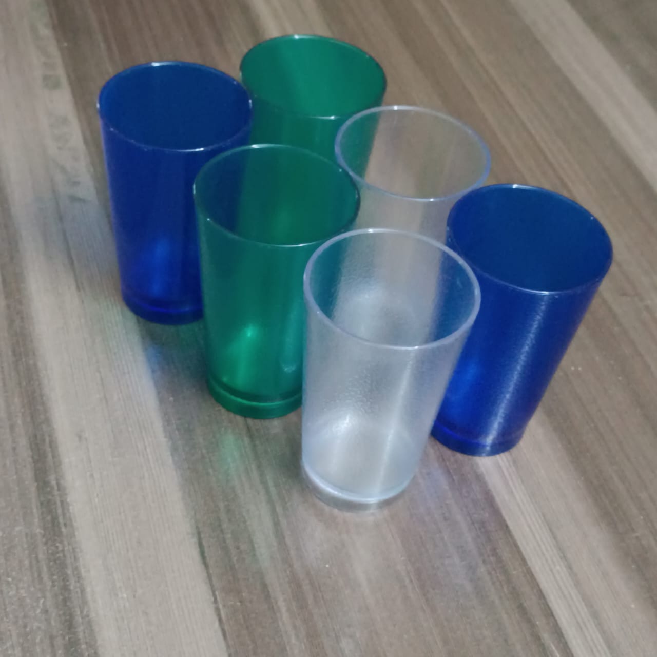 PACK OF 6 Pcs Self Designed Glass - 300ML