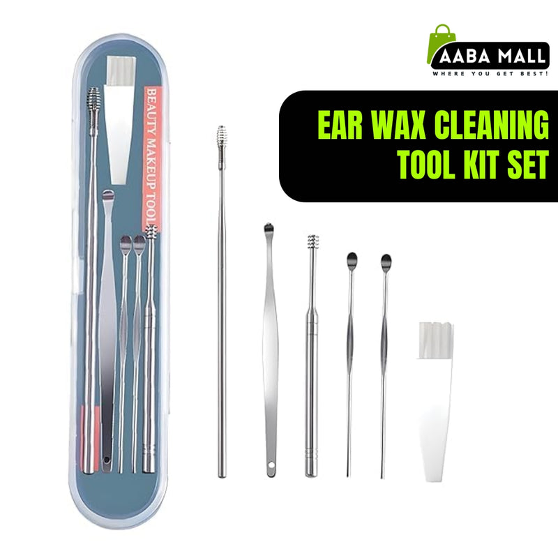 Ear Wax Removal Tool Set 6-in-1 - AABA MALL
