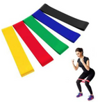 Fitness resistance bands set, elastic exercise straps for pull-ups, yoga, and body building, portable gym rubber band
