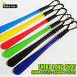Plastic Long Handle Shoe Puller | Ultra Long Shoe Horn for Easy Wearing | High-End Durable Shoe Lifting Device for Home & Travel