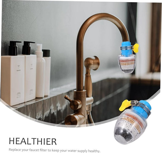 LARGE SIZE Stone Faucet Splash Oval Shape Tap Nozzle Purifying Water Shower Kitchen Water Cleaner
