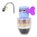 Anti-splash faucet attachment with mineral stone filter