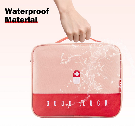 Large Capacity Medicine Bag – Waterproof Portable Baby Travel Pharmacy Medical Emergency Storage Bag