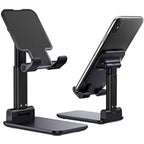 Fully Foldable Adjustable Cell Phone Holder ? Portable Desktop Stand for Smartphones & Tablets - AABA MALL
