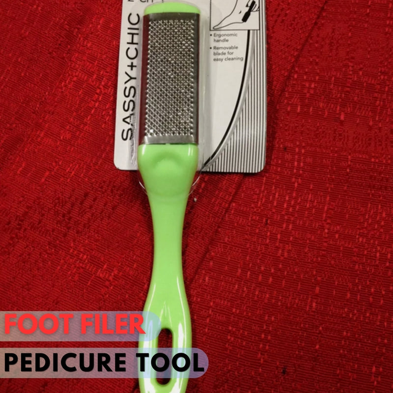 Hard Dead Skin Remove Plastic Stainless Steel Foot File Scrubber Grater Callus Pedicure Tool Exfoliating Tools - AABA MALL