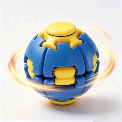 Fidget Magic Ball Spinner Cube Toy – 3D Rotating Gyro Puzzle for Stress Relief