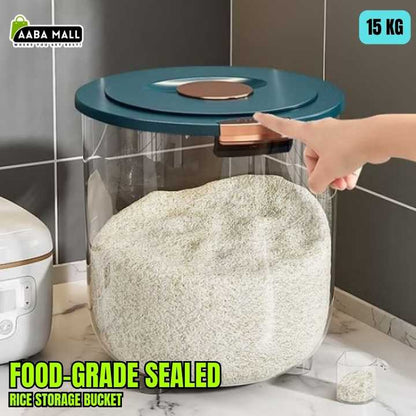 Food grade sealed rice storage bucket