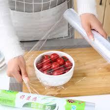 Food Wrap Cling Film Plastic Wrap Food Grade PE Cling Film 50 Meter - AABA MALL
