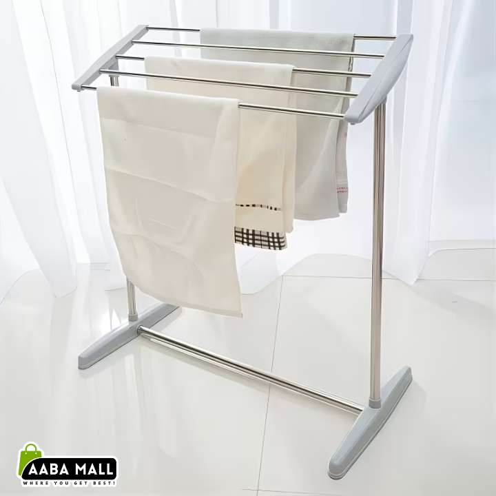 Clothes Drying Rack – Freestanding, Space-Saving Indoor & Outdoor Laundry Organizer for Towels, Socks & Quilts