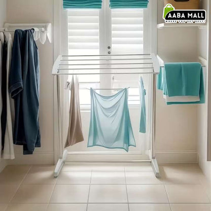 Clothes Drying Rack – Freestanding, Space-Saving Indoor & Outdoor Laundry Organizer for Towels, Socks & Quilts