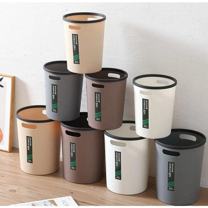 Large opening dustbin for household waste