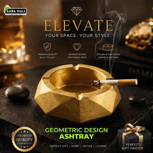 Geometric Design Octagonal Ashtray Set Decorative Object