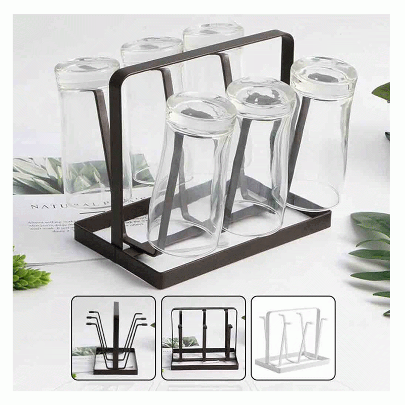 Glass Stand And Cup Dry Rack Holder | Coffee Cup Hanger Storage Stand Glass Stand - AABA MALL