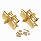 2 Pcs Heavy Duty Multifunctional Self-Closing Door Hinge Spring ? Automatic Door Closer for Doors, Drawers & Windows (2 Pcs)