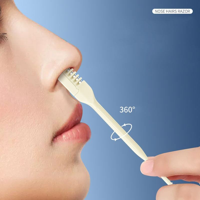 Dual-function grooming tool for nose hair and ear wax