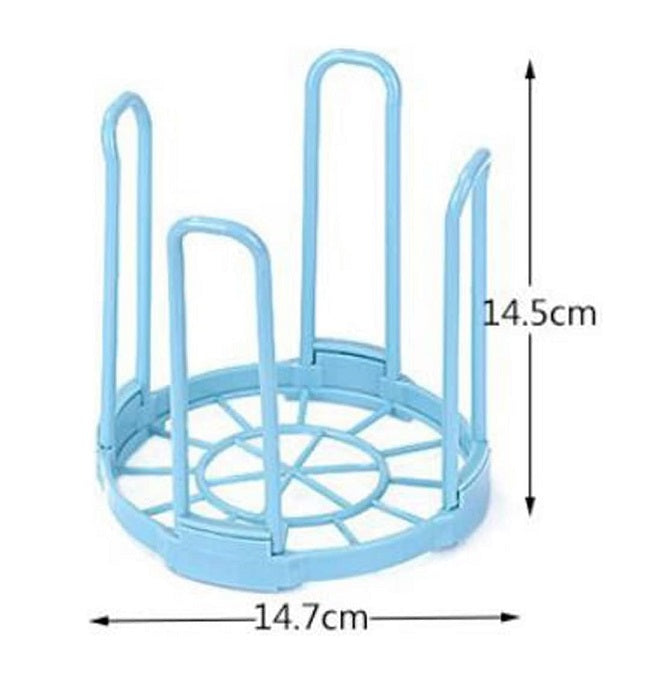 Kitchen Bowl Organizer, Plastic Kitchen Tableware Storage Rack - AABA MALL