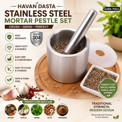 Havan_Dasta_Stainless_Steel_Mortar_Pestle_Set